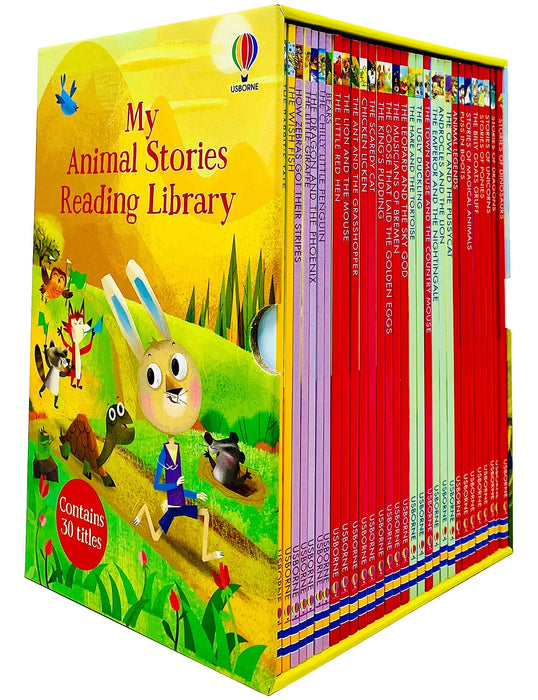 Usborne My Animal Stories Reading Library 30 Book Box Set Collection