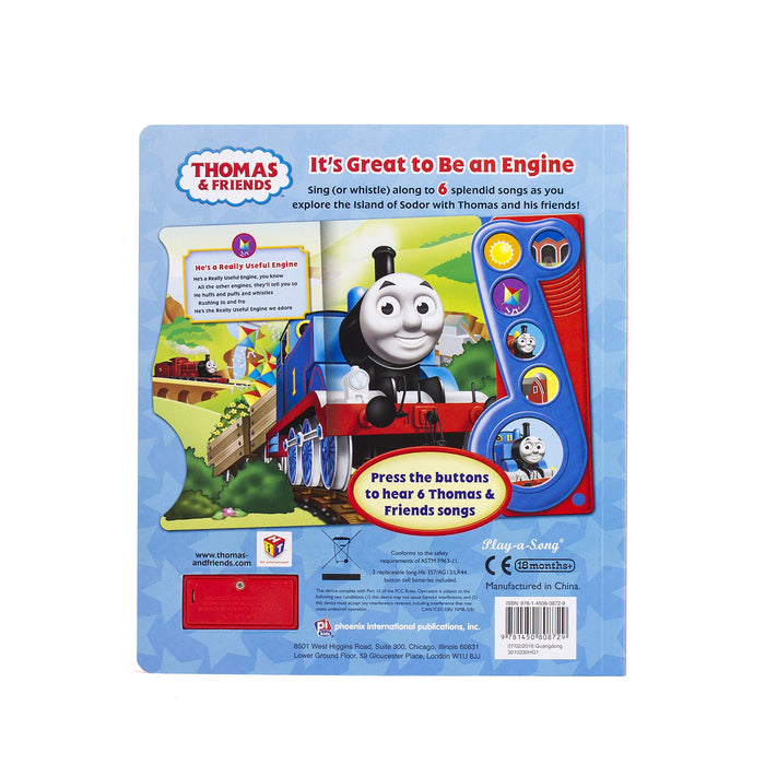 Thomas & Friends - It's Great to Be an Engine Little Music Note Sound Book