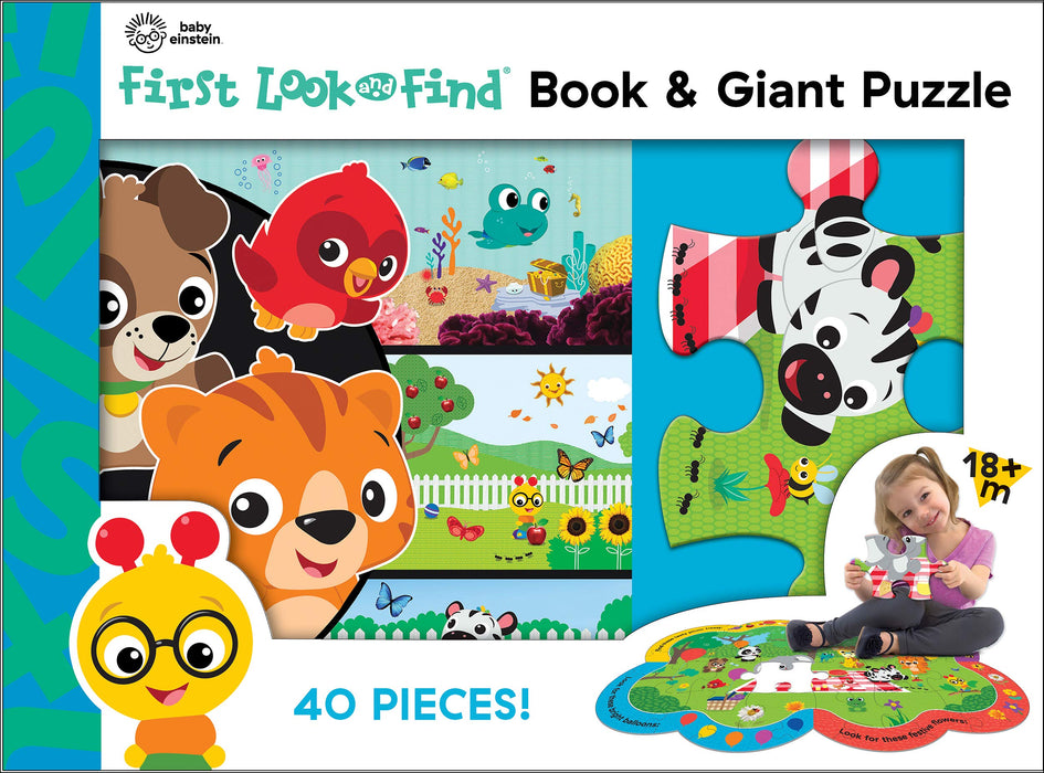 Baby Einstein First Look and Find Book and Giant Puzzle