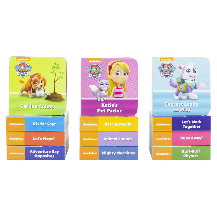 My First Library Paw Patrol Girls 12 Board Books Box Set By Nickelodeon