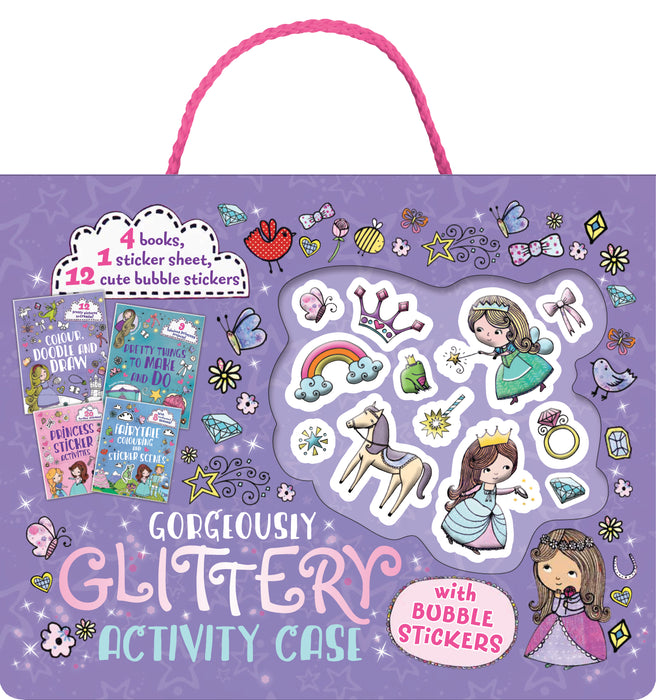 Gorgeous Glittery Activity Case with Bubble Stickers