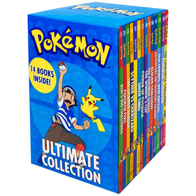 Pokemon Ultimate 14 Book Set Collection, Ash's Big Challenge