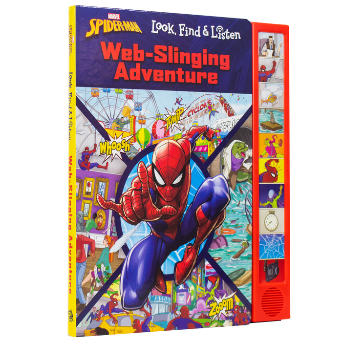 Look, Find & Listen Marvel Spider-man Web-Slinging Adventure Sound Book