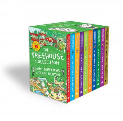 The Treehouse 10 Book Collection Set By Andy Griffiths & Terry Denton