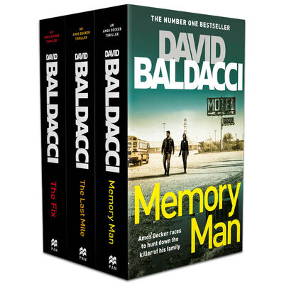 David Baldacci Amos Decker Thriller 3 Book Collection Set