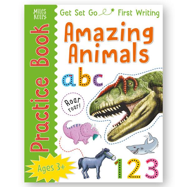 Miles Kelly Get Set Go Practise Book: Amazing Animals