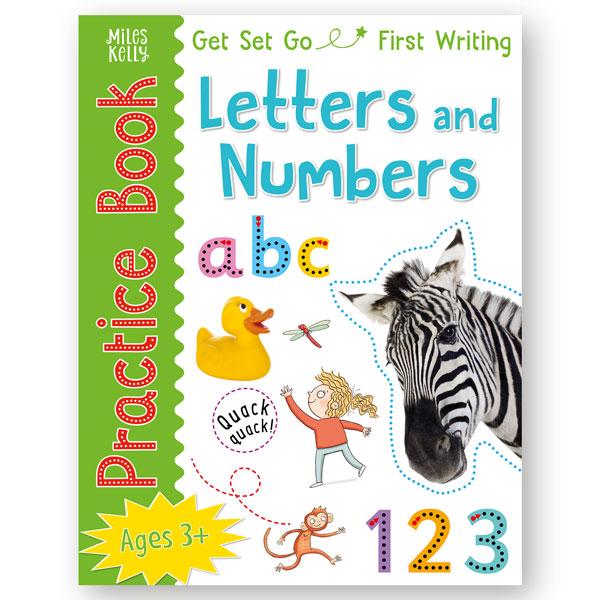 Miles Kelly Get Set Go Practise Book: Letters & Numbers