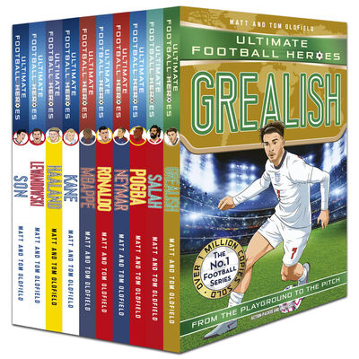 Ultimate Football Heroes 10 Book Collection Set Inc Ronaldo!