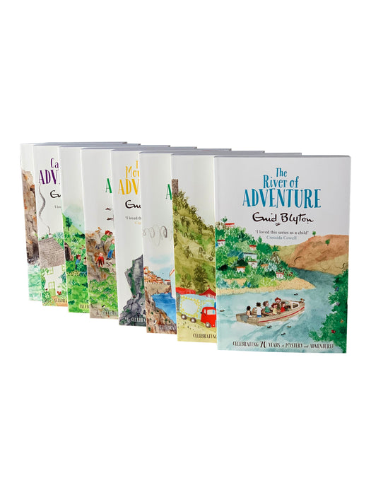 Enid Blyton Adventure Series Collection 8 Book Set