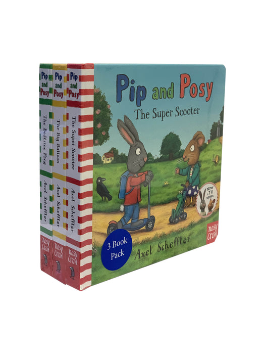 Pip and Posy 3 Board Book Collection Set By Axel Scheffler