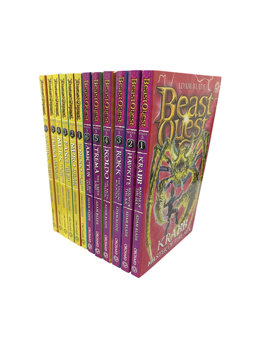 Beast Quest Series 5 & 6: 12 Books Collection Set  By Adam Blade
