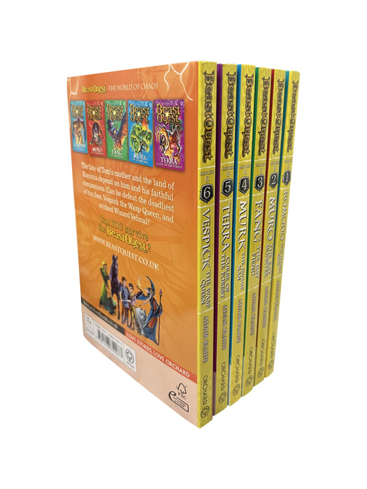 Beast Quest Series 6: 6 Books Collection Set  By Adam Blade