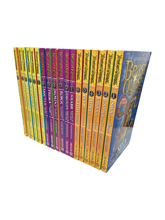 Beast Quest Series 4-6: 18 Books Collection Set  By Adam Blade
