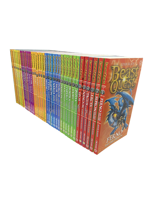 Beast Quest Series 1-6: 36 Books Collection Set  By Adam Blade