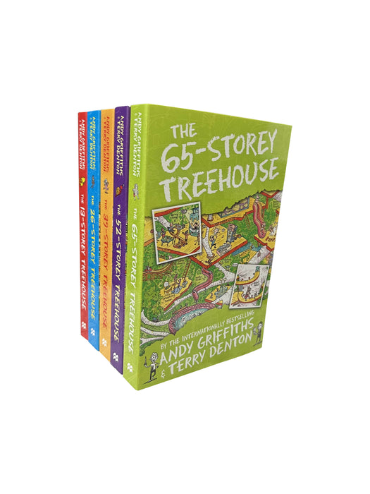 The Treehouse 5 Book Collection Set By Andy Griffiths & Terry Denton