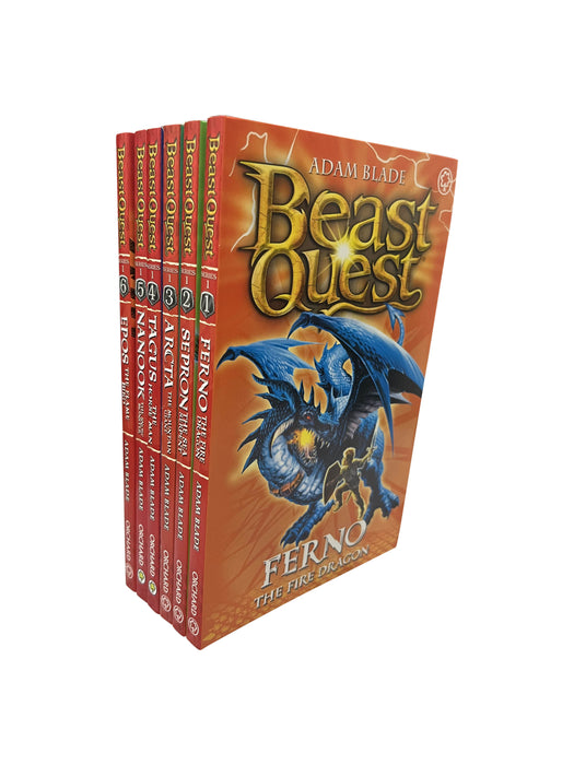 Beast Quest Series 1: 6 Books Collection Set  By Adam Blade