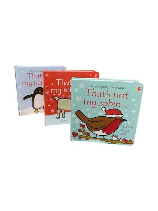 Usborne Touch-Feely That's Not My... Christmas 3 Book Collection Set