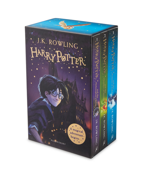 Harry Potter Magical Adventure Begins 3 Books Box Set By J.K. Rowling