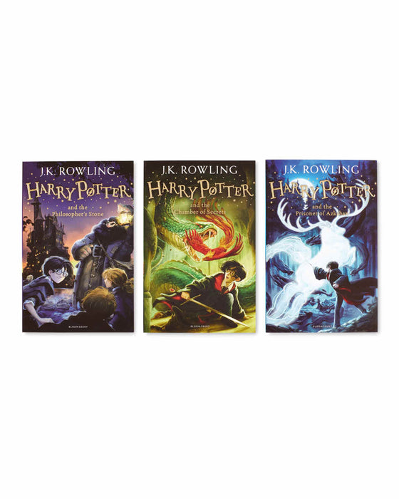 Harry Potter Magical Adventure Begins 3 Books Box Set By J.K. Rowling
