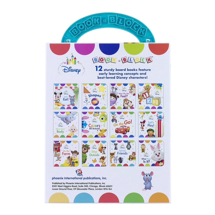 My First Library Disney Baby 12 Board Books Box Set By Disney