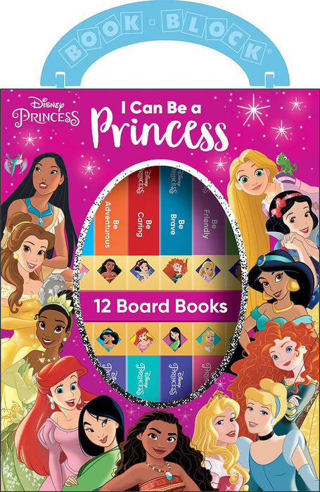My First Library I Can Be A Princess 12 Board Books Box Set By Disney