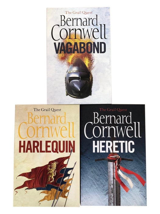 The Grail Quest Trilogy Series 3 Book Collection Set by Bernard Cornwell