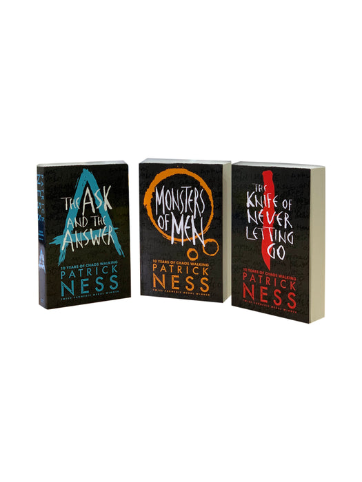 Chaos Walking Trilogy Young Adult 3 Books Collection Set By Patrick Ness