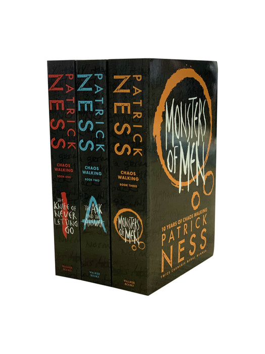 Chaos Walking Trilogy Young Adult 3 Books Collection Set By Patrick Ness