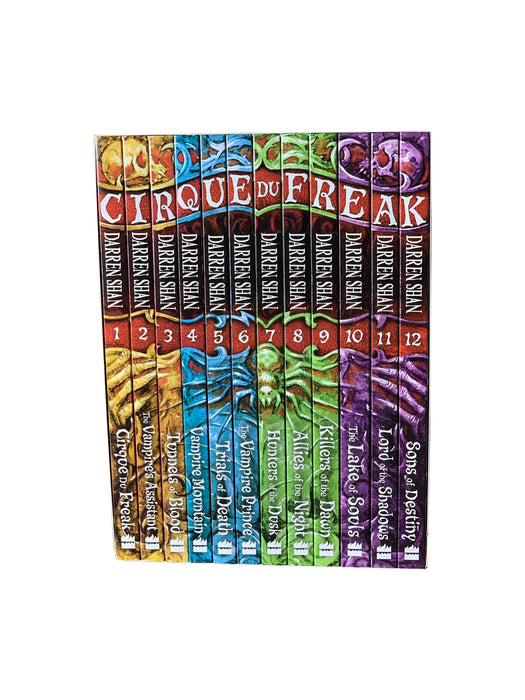 The Saga of Darren Shan 12 Book Collection Cirque du Freak