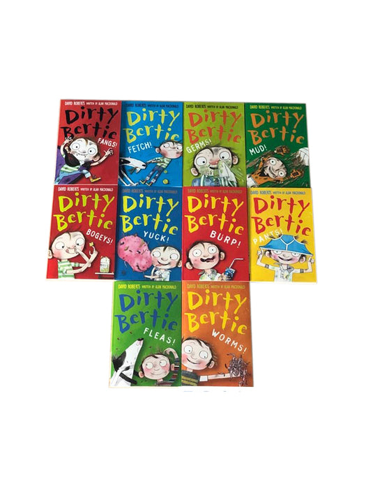 Dirty Bertie 10 Book Collection By David Roberts