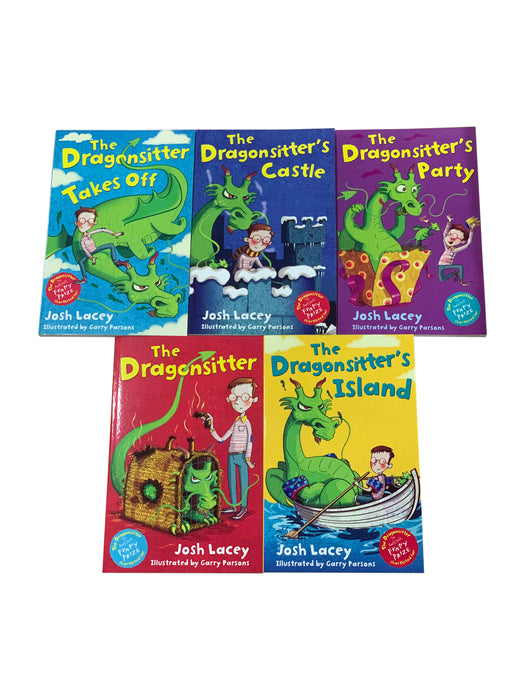 The Dragonsitter series By Josh Lacey 5 Book Collection Set