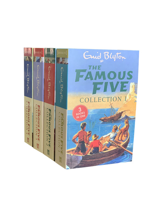 The Famous Five 4 Book 12 Story Collection By Enid Blyton
