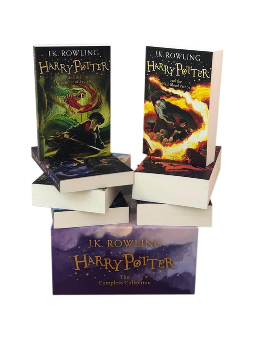 Harry Potter The Complete 7 Book Collection Set By J.K. Rowling
