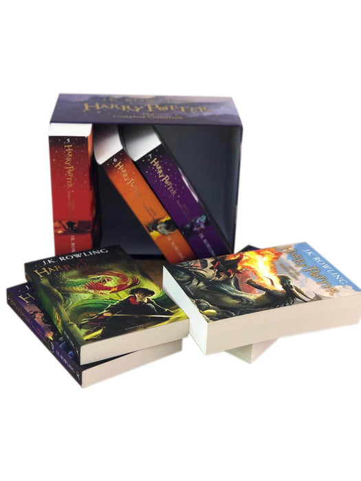 Harry Potter The Complete 7 Book Collection Set By J.K. Rowling