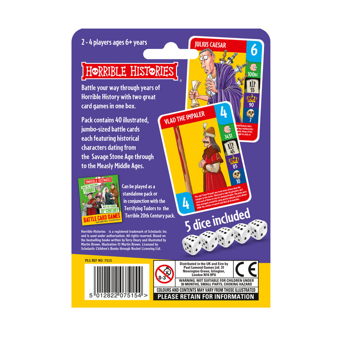 Horrible Histories Stoneage Card Game