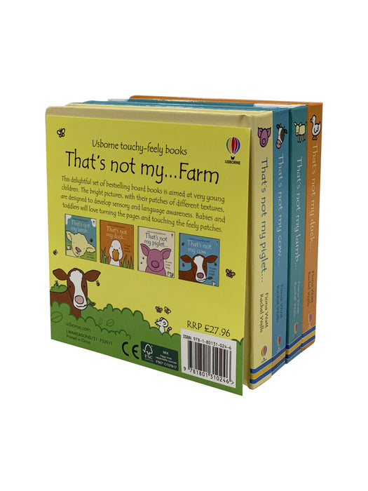 Usborne Touch-Feely That's Not My... Farm 4 Book Collection Set