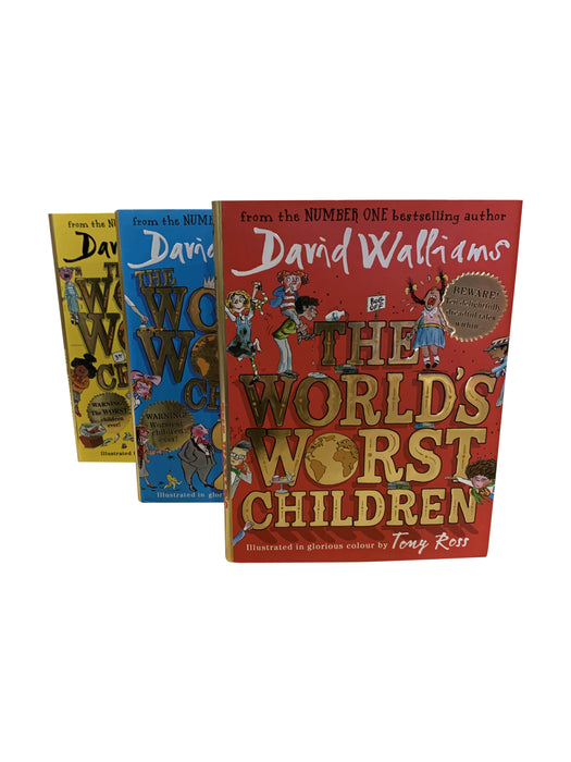 David Walliams: The World’s Worst Children 1, 2 & 3 Collection Set