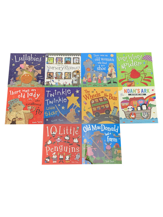 Classic Nursery Rhymes 10 Book Collection Set
