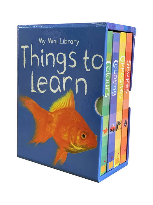 My Mini Library: Things To Learn 4  Board Books Slipcase