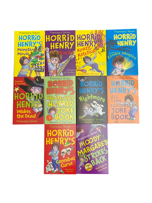 Horrid Henry 10 Favourite Books Collection Set By Francesca Simon