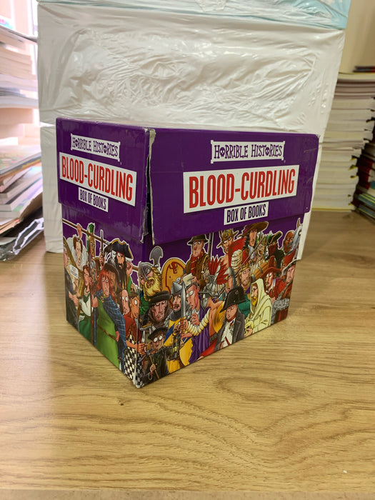 DAMAGED Horrible Histories Blood-Curdling 20 Book Box Set DAMAGED