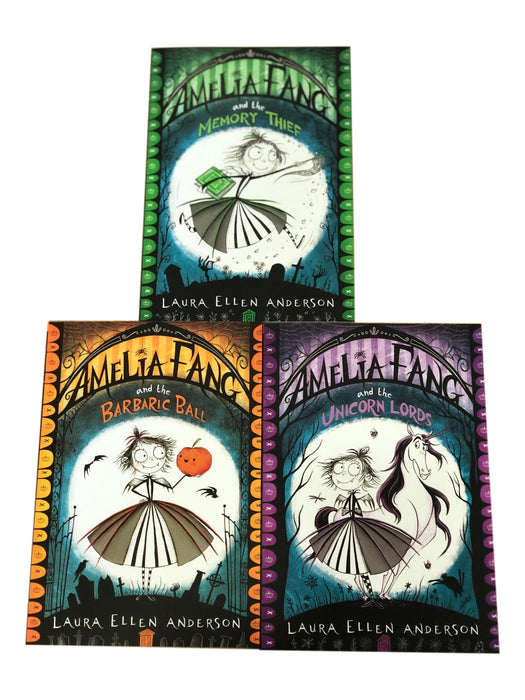 The Amelia Fang Series 3 Book Collection by Laura Ellen Anderson