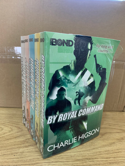 DAMAGED Young Bond Series 5 Book Collection Set by Charlie Higson DAMAGED