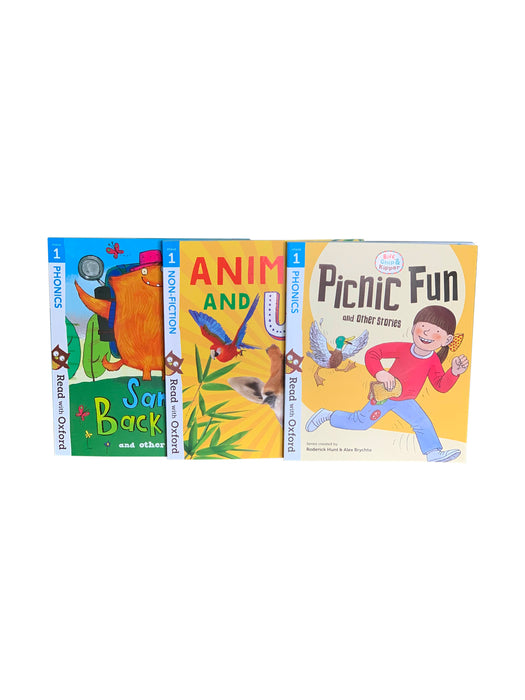 Read with Oxford Stage 1 Biff Chip Kipper 3 Book Reading Pack