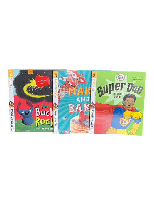 Read with Oxford Stage 2 Biff Chip Kipper 3 Book Reading Pack