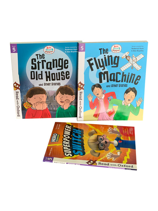 Read with Oxford Stage 5 Biff Chip Kipper 3 Book Reading Pack