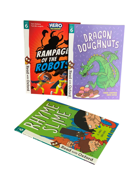 Read with Oxford Stage 6 Biff Chip Kipper 3 Book Reading Pack