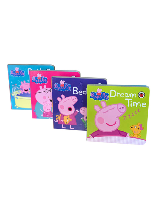 Peppa Pig Bedtime Library 4 Board Book Collection