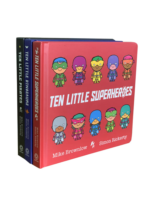 Ten Little Adventures 3 Board Book Collection Set By Mark Brownlow