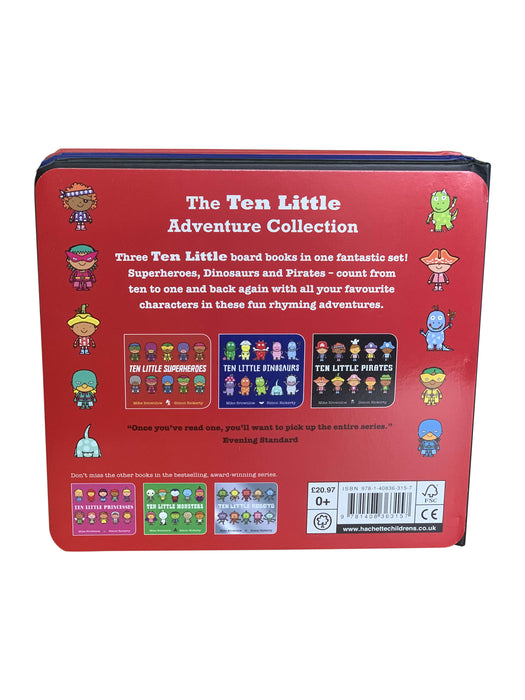 Ten Little Adventures 3 Board Book Collection Set By Mark Brownlow